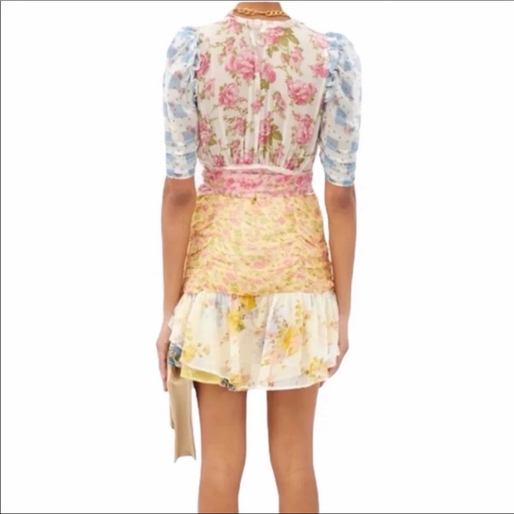 LoveShackFancy Arlo Picnic Patchwork Dress Size 8 NWT - Picture 2 of 10